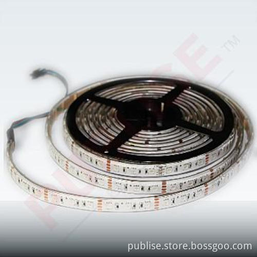 Non waterproof  Led Strip Light  60SMD5050 with red 3M